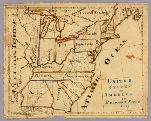 United States of America by Bradford Scott (1816)
