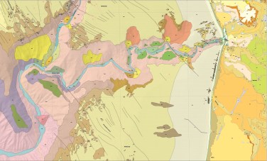Geologic Map of Monterey Canyon and the Soquel Canyon tributary